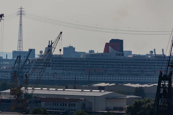 Hamburg Almanya Ağustos 2017 Kraliçe Evlen Cruise Terminal Hamburg Steinwerder — Stok fotoğraf