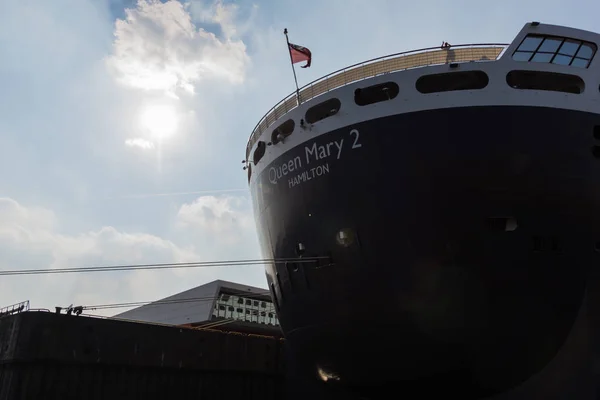 Hamburg Niemcy Sierpnia 2017 Wrażenia Queen Poślubić Cruise Terminal Hamburg — Zdjęcie stockowe