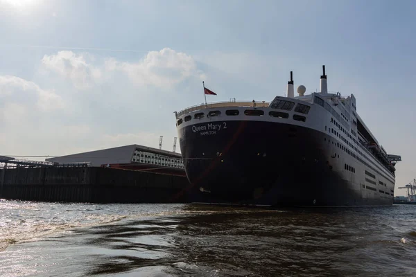 Hamburg Almanya Ağustos 2017 Kraliçe Evlen Cruise Terminal Hamburg Steinwerder — Stok fotoğraf