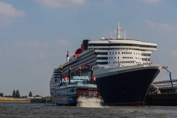 Hamburg Deutschland 2017 Impressionen Von Queen Married Liegend Kreuzfahrtterminal Hamburg — Stockfoto