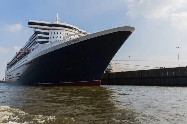 Hamburg Almanya Ağustos 2017 Kraliçe Evlen Cruise Terminal Hamburg Steinwerder — Stok fotoğraf