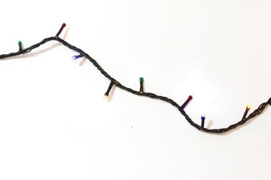 Bir dizi Noel ışığı. 