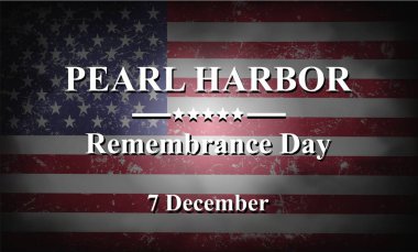 Afiş yuvarlak Pearl Harbor anma