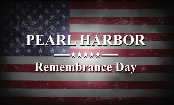 Pearl Harbor Remembrance, round banner — Stock Photo, Image