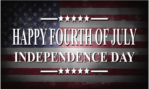 Happy fjärde juli - självständighetsdagen — Stockfoto