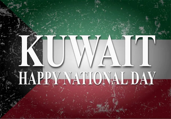 Koweït Happy National Day Contexte . — Photo