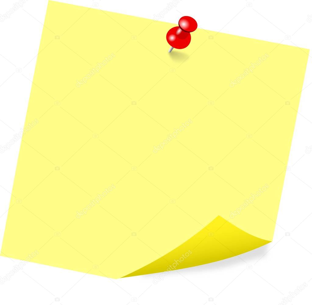 yellow sticky notes on a white background