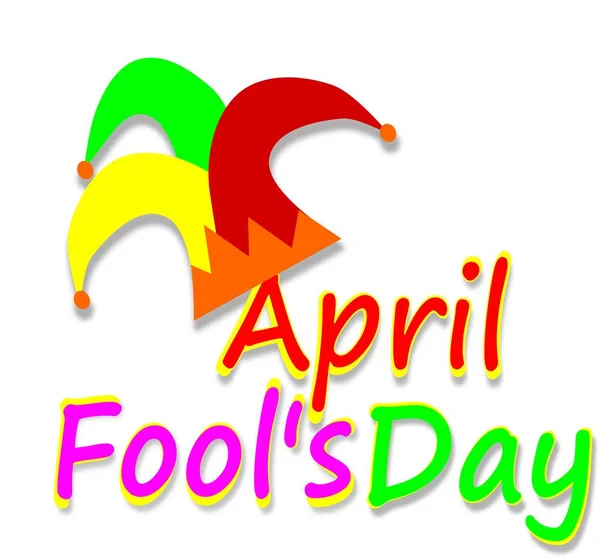 April Fools day, ilustracja — Zdjęcie stockowe