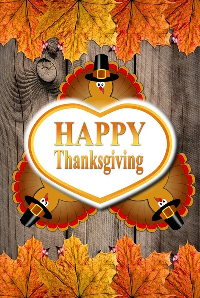 Happy thanksgiving bakgrund — Stockfoto