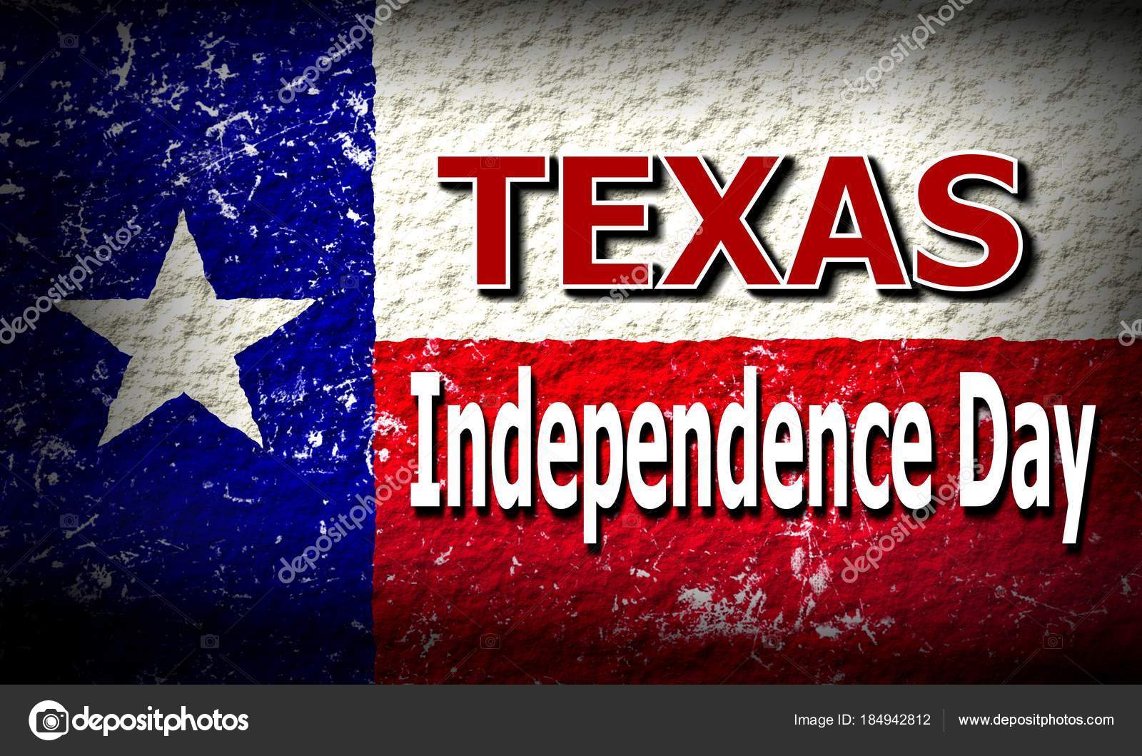 Texas Independence Day Flag Texas State Usa — Stock Photo © januszt25