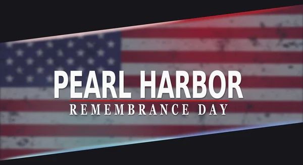 Pearl Harbor Vzpomínka Pozadí — Stockový vektor