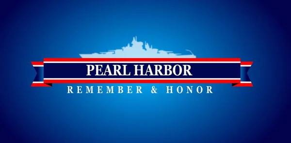 Pearl Harbor Anıları, mavi arka plan Bir gemi
