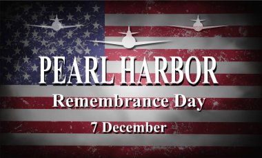 Pearl Harbor Anıları, mavi arkaplan Bir uçak