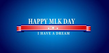 Mlk günü kutlu olsun. İçinde ABD bayrağı ile yıldız