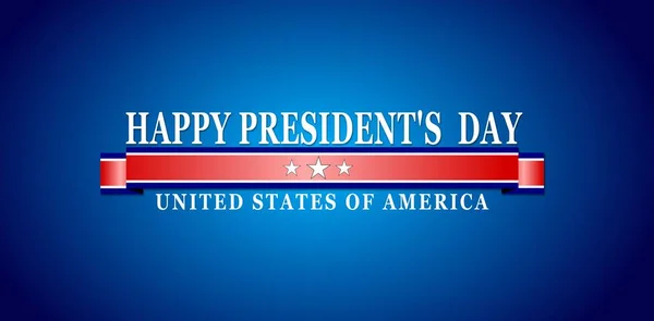 Journée Des Présidents Fond Etats Unis — Image vectorielle
