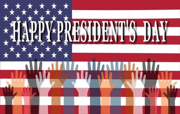 Presidents Day Background Usa — 스톡 벡터