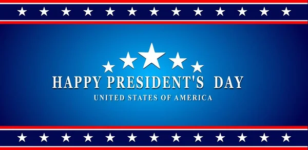 Journée Des Présidents Fond Etats Unis — Image vectorielle