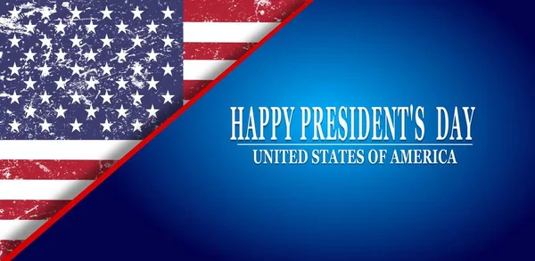 Presidents Day Background Usa — 스톡 벡터