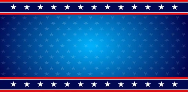 American Usa Flag Background — Stock Vector