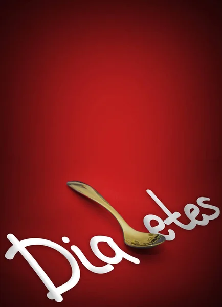 Diabète - métaphore du risque pour la santé — Photo