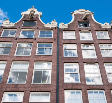 İçinde öğlen aşağı şehir, Hollanda sırasında bina Amsterdam17th yüzyıl residence.