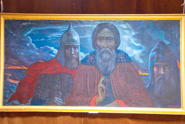 Bryansk Rússia Maio Pintura Glazunov Museu Arte Baryansk Maio 2012 — Fotografia de Stock