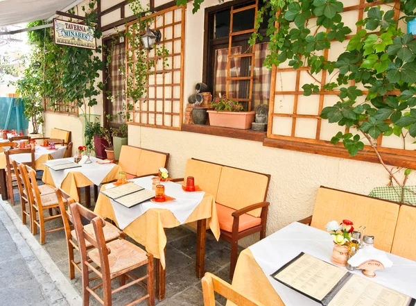 Rethymno Crete July Interior Local Restaurant July 2014 Rethymno City — Stock Photo, Image