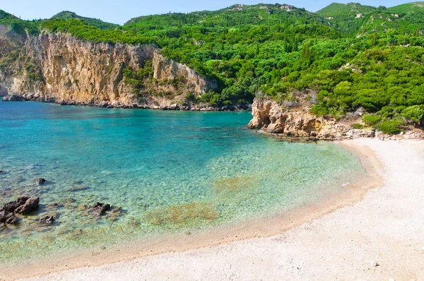 Палеокастрица Остров Корфу Греция — стоковое фото