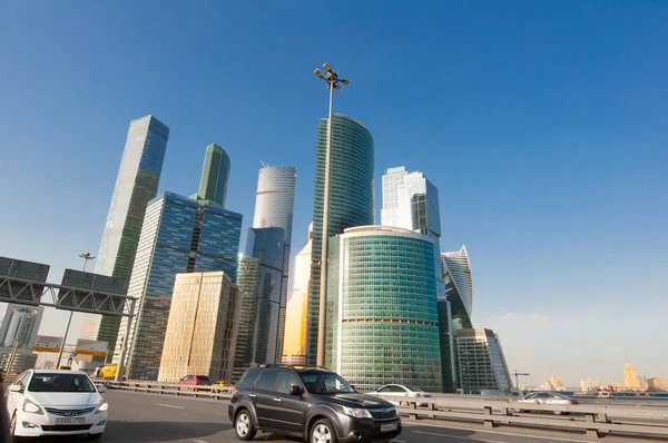 Moskou Rusland April 2017 Moscow International Business Centre Ook Bekend — Stockfoto