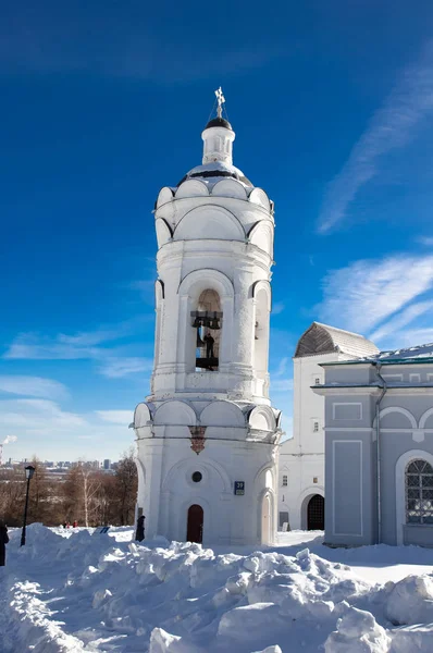 Moscow Russia March 2018 Beltower Church George Kolomenskoe Village Central — Stock Photo, Image