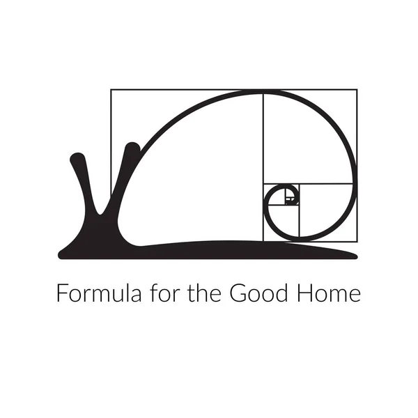 Formel för bra hem — Stock vektor