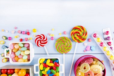 çok renkli şeker arka plan