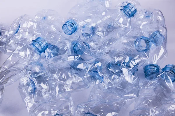 plastic bottles recycle background concept
