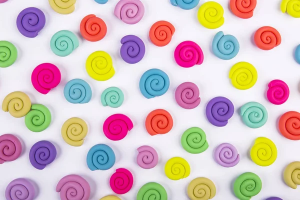 Color plasticine. Color plasticine background — Stock Photo, Image