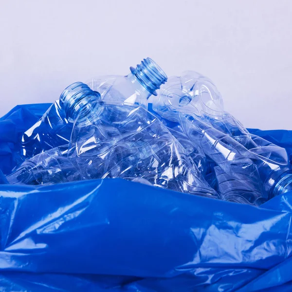 Plastic bottles recycle background concept — Stock Photo, Image