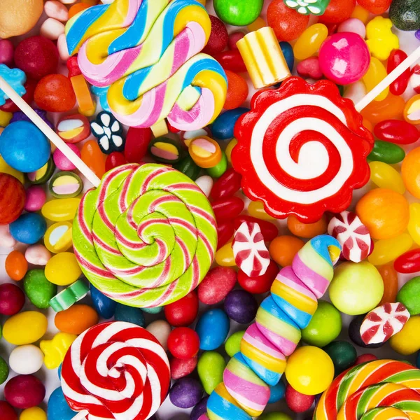 Mixed colorful sweets — Stock Photo, Image