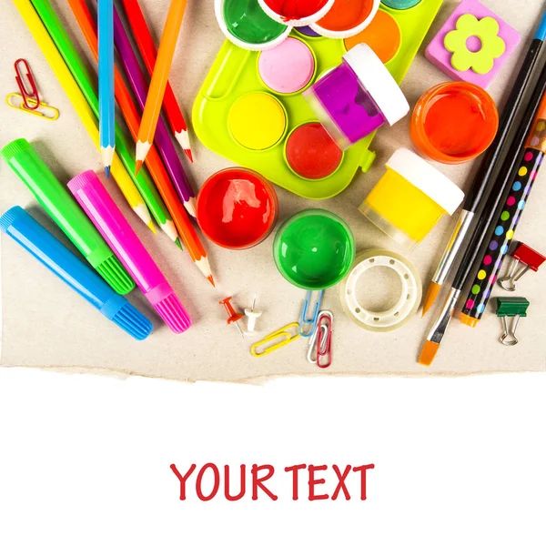 School and office supplies — Stock Photo, Image