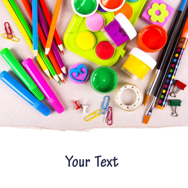 School and office supplies — Stock Photo, Image