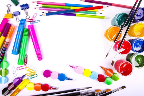 Materiale scolastico e per ufficio — Foto Stock