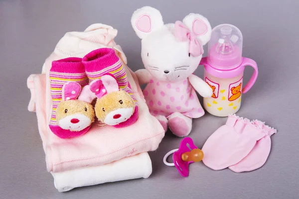 Set of baby accessories — Stock Photo, Image