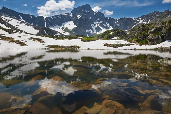 Schöne sommerlandschaft, altaigebirge russland. — Stockfoto