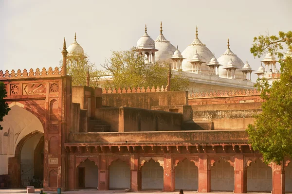 Röda fortet i Agra, Indien. — Stockfoto