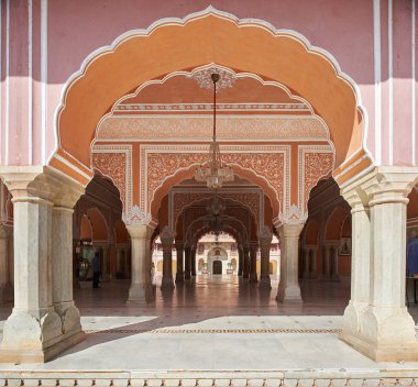 Mubarak Jaipur şehir sarayda, Rajasthan, Hindistan Mahal.