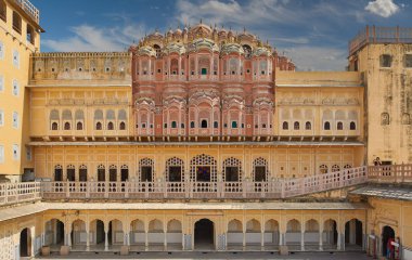 Hawa Mahal, rüzgarların saray, Jaipur, Rajasthan, Hindistan