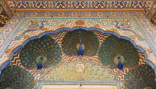 Moubarak Mahal au palais de la ville de Jaipur, Rajasthan, Inde . — Photo