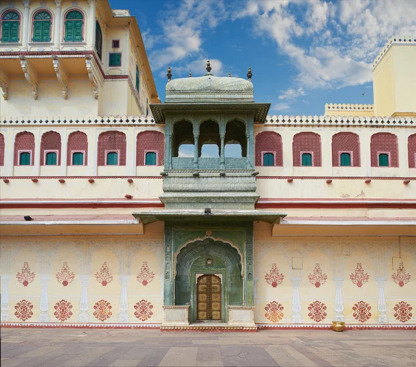 Moubarak Mahal au palais de la ville de Jaipur, Rajasthan, Inde . — Photo