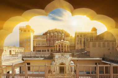 Hawa Mahal, rüzgarların saray, Jaipur, Rajasthan, Hindistan