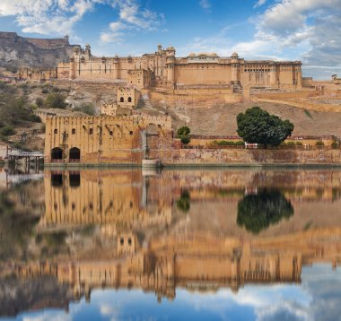 Amer Fort Amer, Rajasthan, Hindistan yer alır.