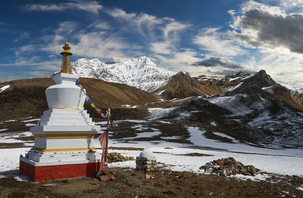 尼泊尔喜马拉雅山安纳布尔纳山. — 图库照片