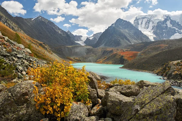 Beautiful autumn landscape, Altai mountains Russia. — Stock Photo, Image